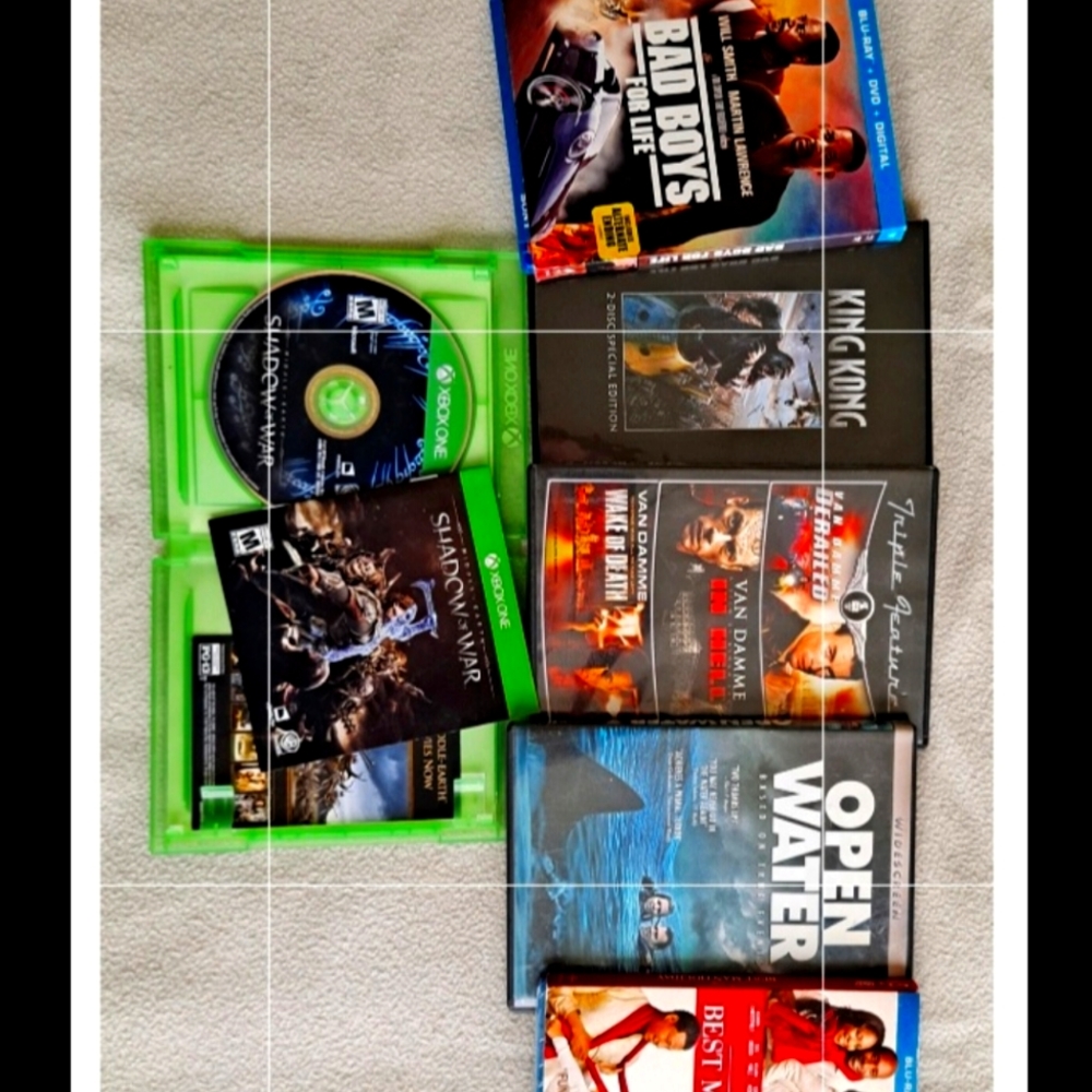 ✅ Lot of 7 DVD Movies 🎬